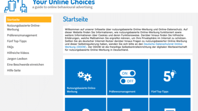 Nutzungsbedingte Onlinewerbung verhindern mit der freiwilligen Selbstkontrolleinrichtung der digitalen Werbewirtschaft.
